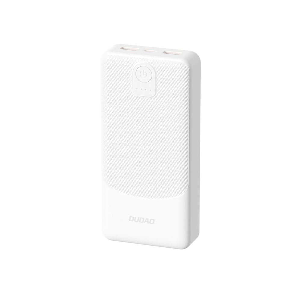 Dudao K10 Power Bank 10000mAh 12W με 2 Θύρες USB-A Λευκό
