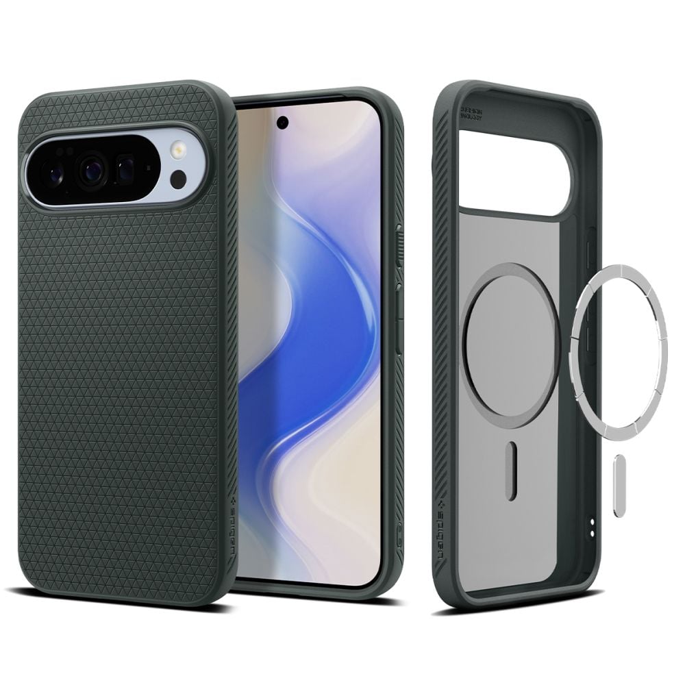 Spigen Liquid Air MagSafe Back Cover Σιλικόνης Abyss Green (Google Pixel 10 Pro XL)