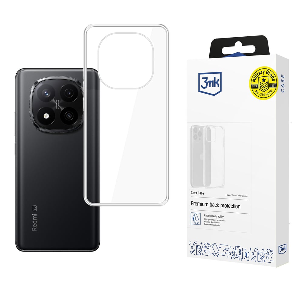 3MK Clear Back Cover Πλαστικό Διάφανο (Redmi Note 15 Pro+ 5G, 3mk)