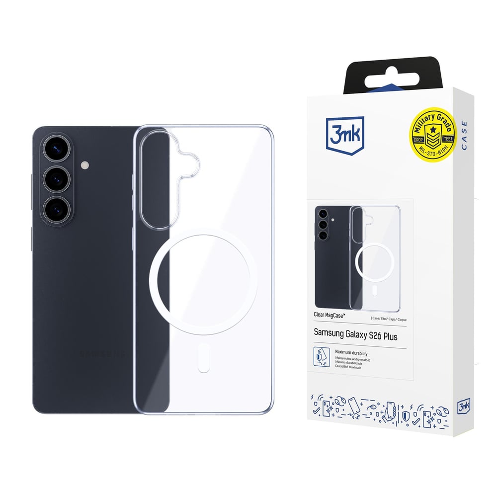 3mk Clear Magcase Samsung Galaxy S26+ Transparenteng