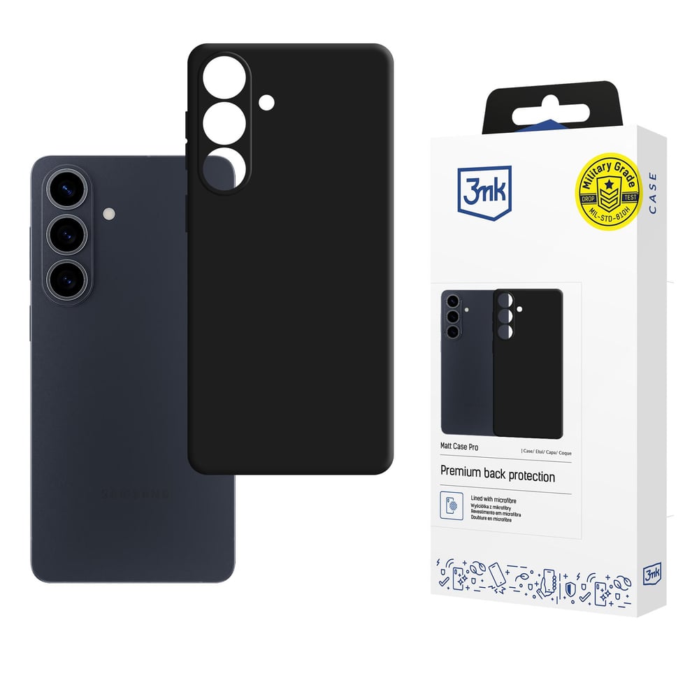 3MK Back Cover Σιλικόνης Μαύρο (Galaxy S26)