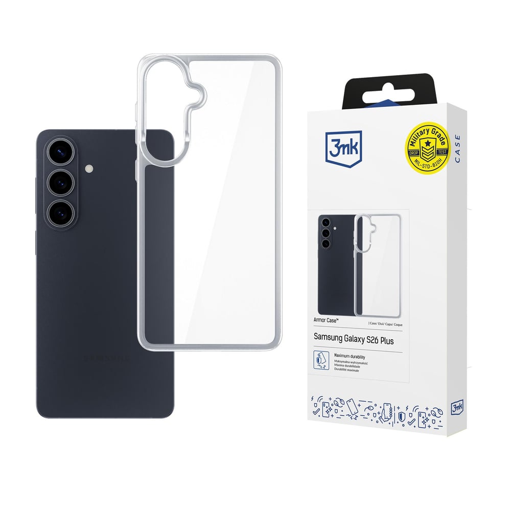 3MK Armor Back Cover Μεταλλικό Διάφανο (Samsung Galaxy S26 - 3mk)
