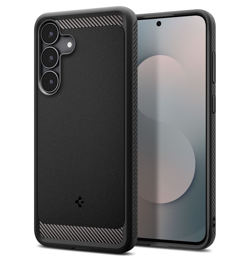 Spigen Rugged Armor Back Cover Σιλικόνης 2mm Μαύρο (Galaxy S25 FE)