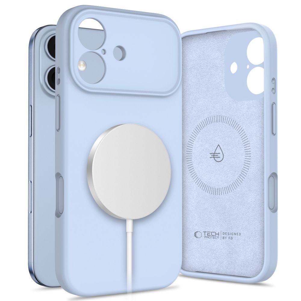 Tech-Protect Back Cover Σιλικόνης Μπλε (iPhone 17)