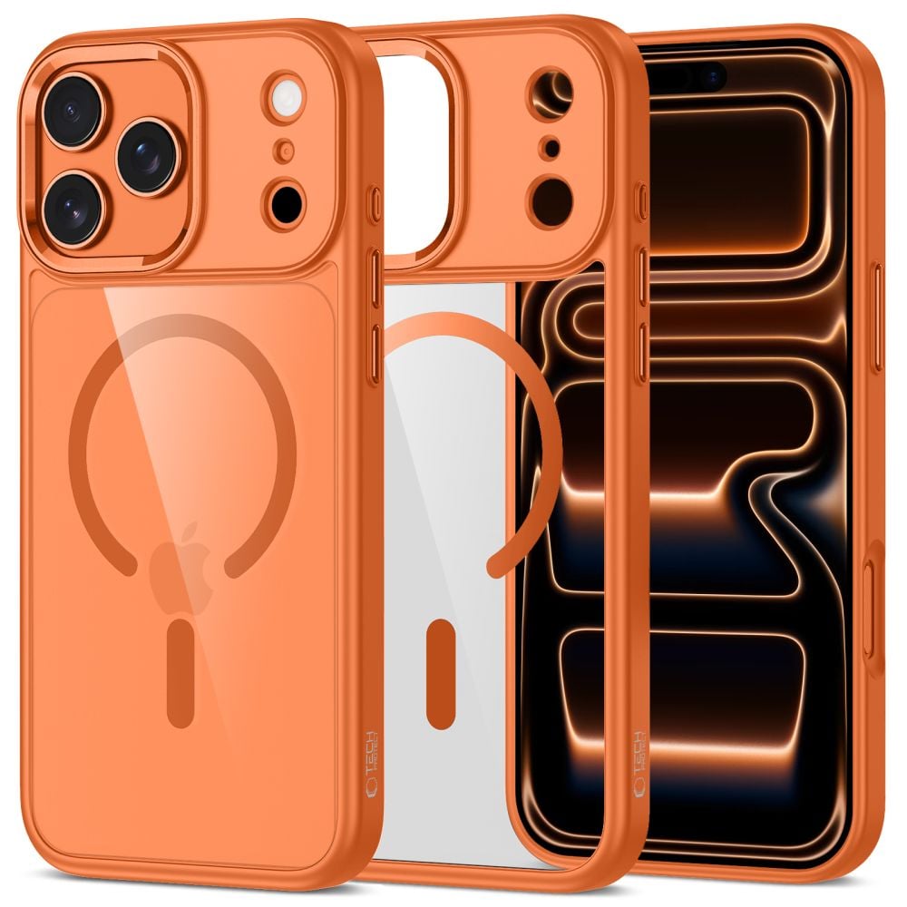 Tech-Protect Magmat Back Cover Σιλικόνης / Πλαστικό Πορτοκαλί (iPhone 17 Pro)