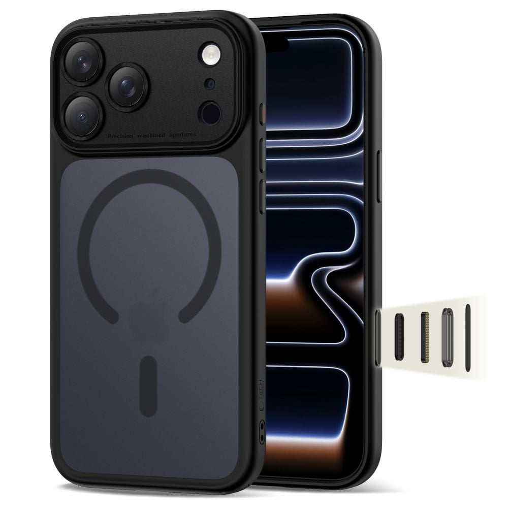 Tech-Protect Magpeak Back Cover Σιλικόνης / Πλαστικό Μαύρο (iPhone 17 Pro Max)