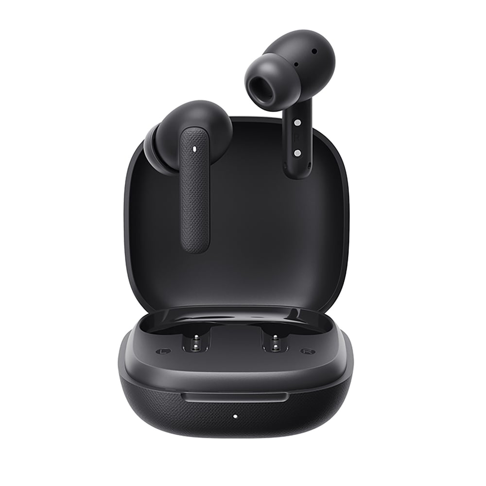 QCY Buds (QT43) Bluetooth Handsfree Ακουστικά με Αντοχή στον Ιδρώτα και Θήκη Φόρτισης Γκρι