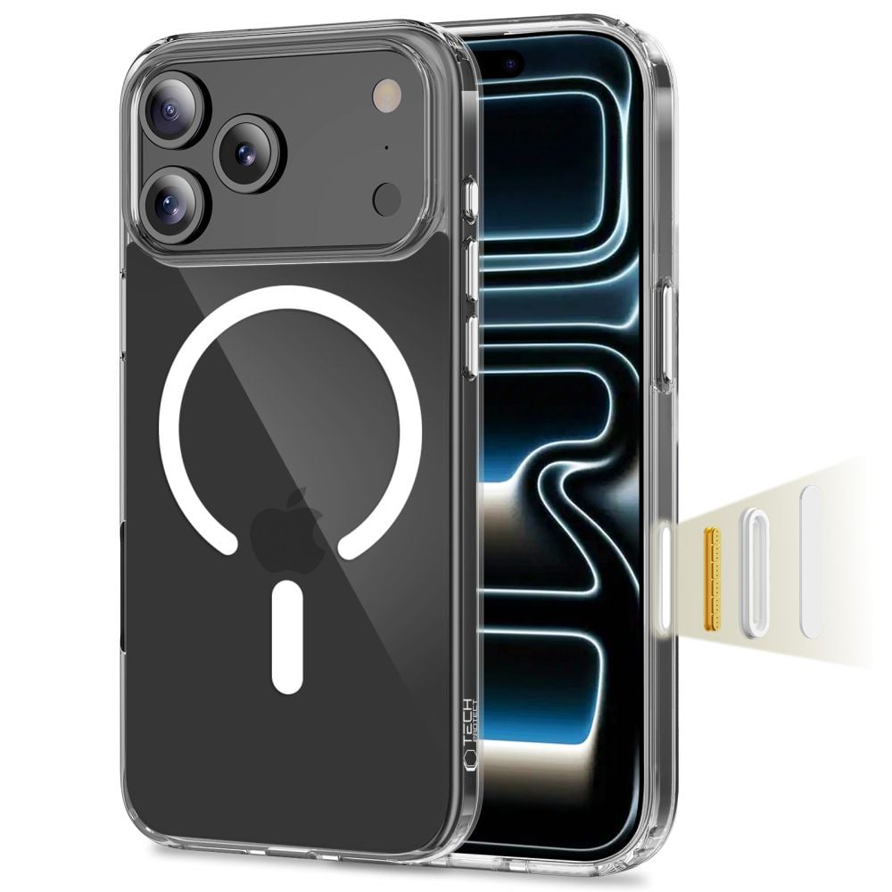 Tech-Protect Flexair Hybrid Cc Back Cover Πλαστικό / Σιλικόνης Διάφανο (iPhone 17 Pro Max)