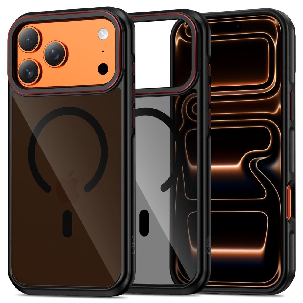 Tech-Protect Maghybrid Back Cover Μεταλλικό Μαύρο (iPhone 17 Pro Max)
