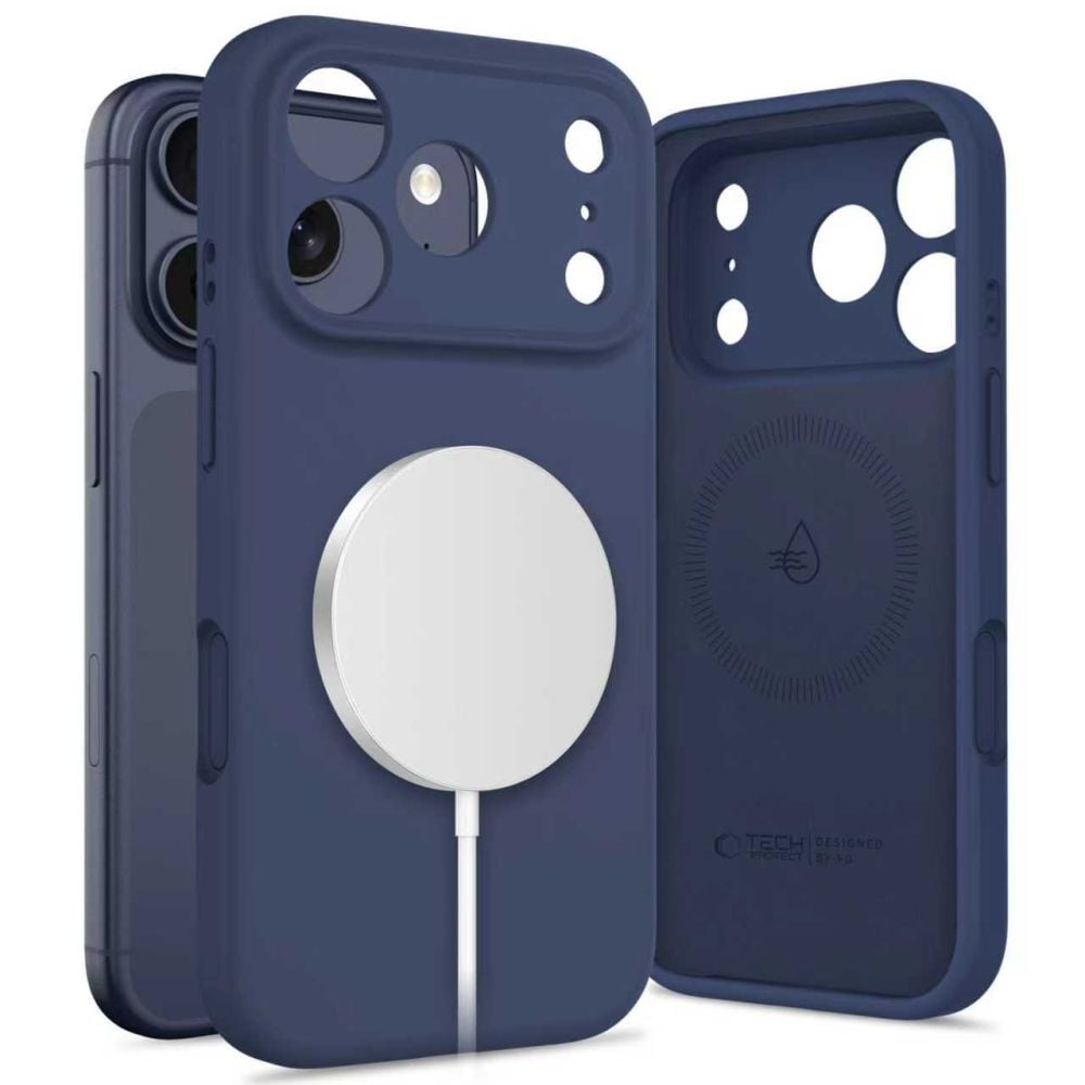 Tech-Protect Back Cover Σιλικόνης Μπλε (iPhone 17 Pro Max)