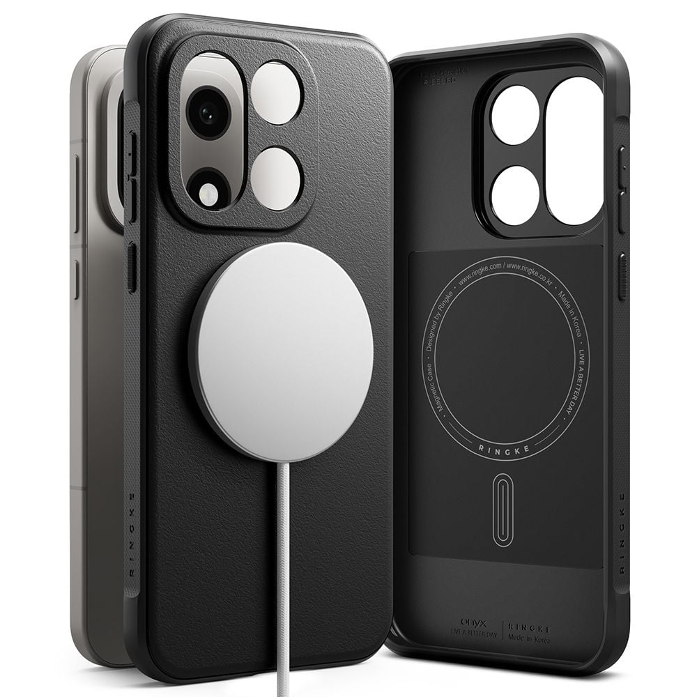 Ringke Magnetic Back Cover Σιλικόνης / Πλαστικό 1.2mm Μαύρο (OnePlus 15)