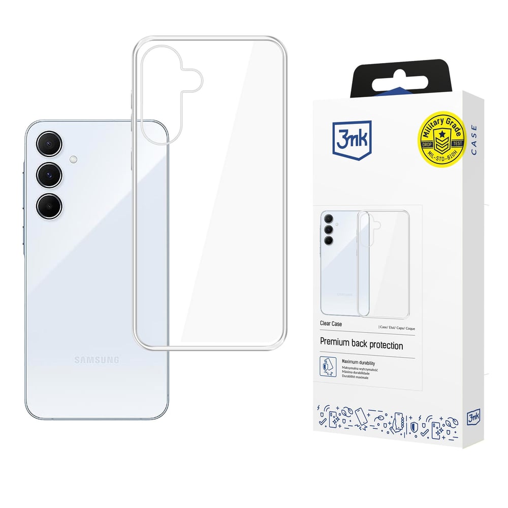 3MK Back Cover Πλαστικό / Σιλικόνης / Tempered Glass 1.2mm Διάφανο (Samsung Galaxy A57)