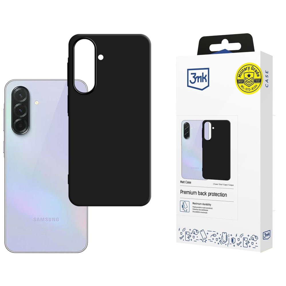3MK Back Cover Μαύρο (Samsung Galaxy A37, 3MK)