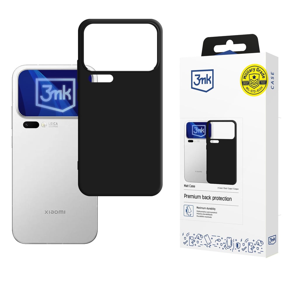 3mk Matt Case Xiaomi 17 Pro Max Matte Blackeng
