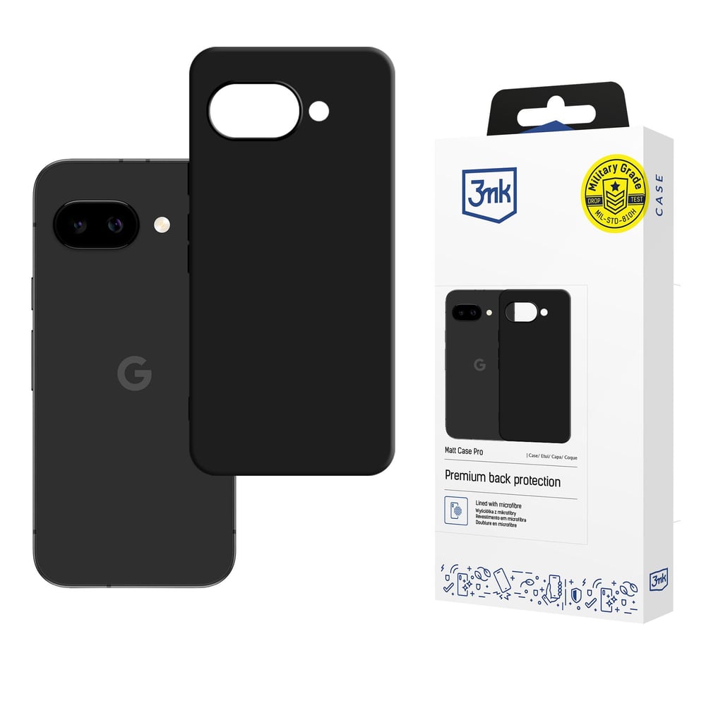 3MK Back Cover Σιλικόνης Μαύρο (Google Pixel 10A, 3MK)