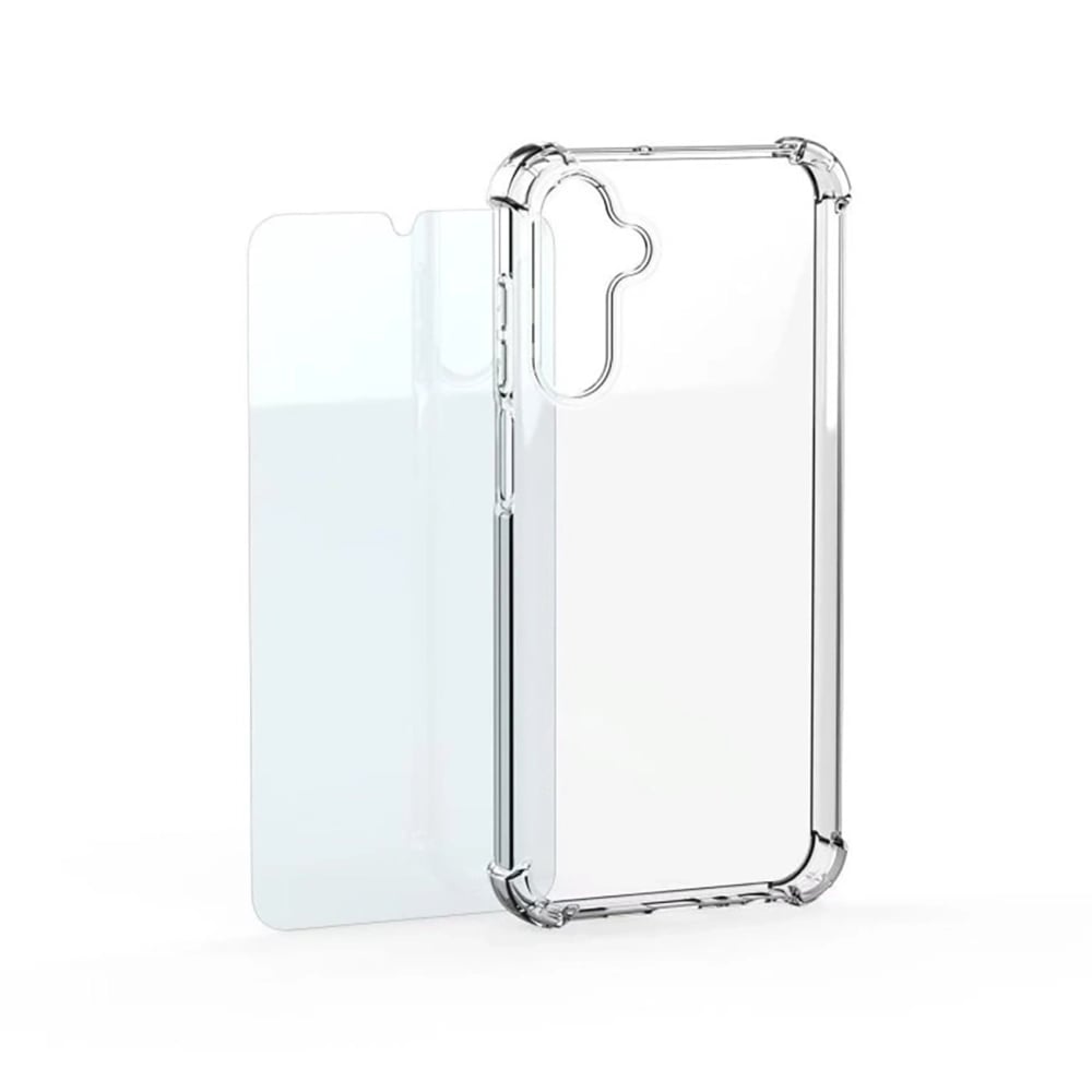 Samsung Mobeen Back Cover Σιλικόνης Σετ με Τζαμάκι Διάφανο (Galaxy S26 Ultra)