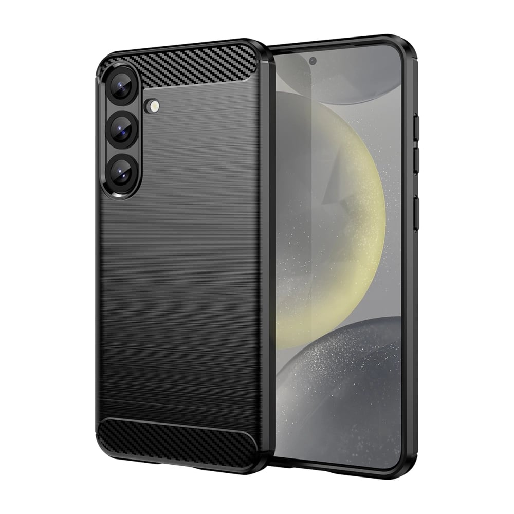 Hurtel Carbon Back Cover Σιλικόνης Μαύρο (Galaxy S26 Ultra)