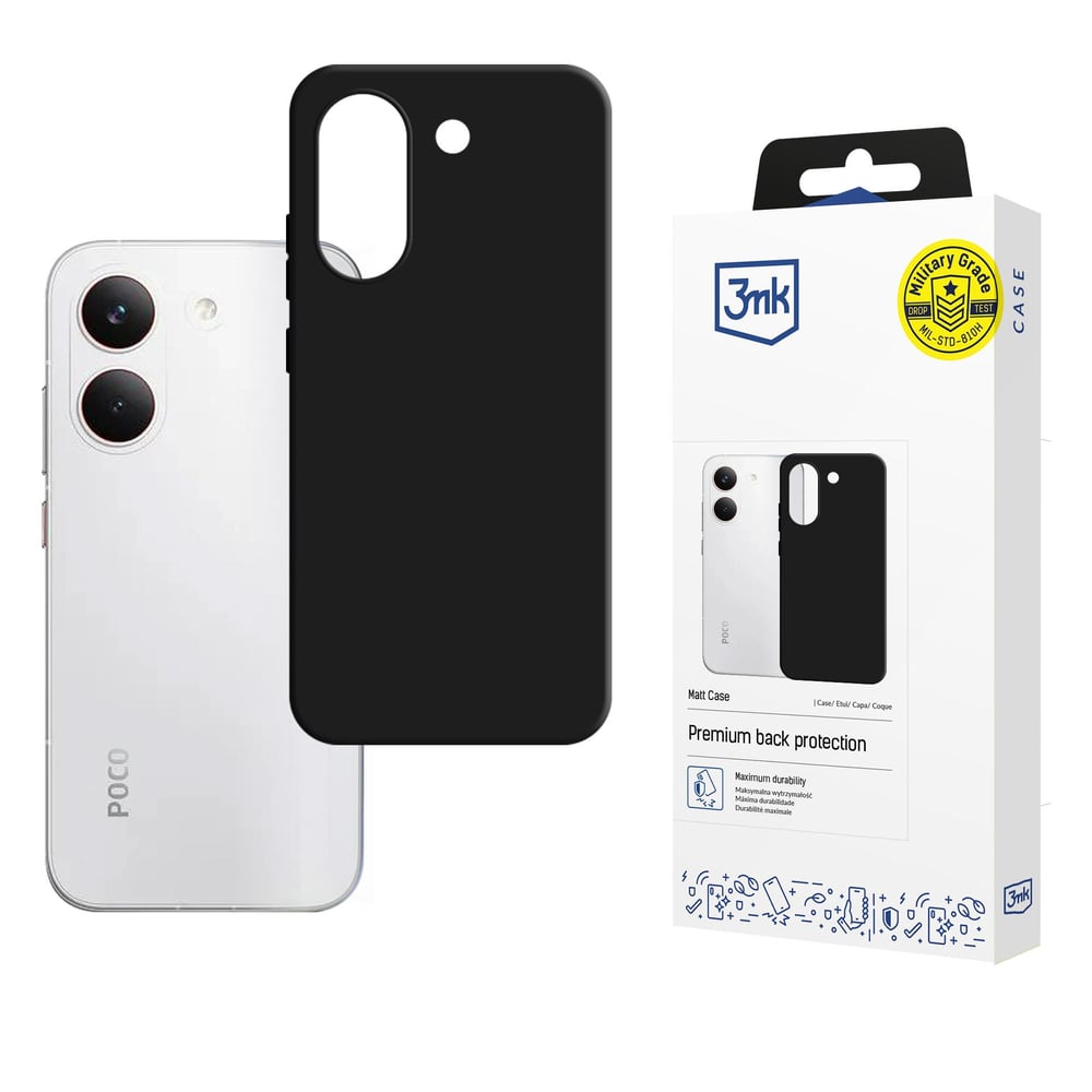 3mk Matt Case Poco X8 Pro Black