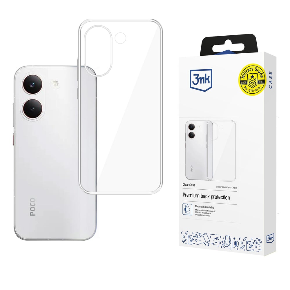 3MK Clear Back Cover Πλαστικό Διάφανο (POCO X8 Pro)