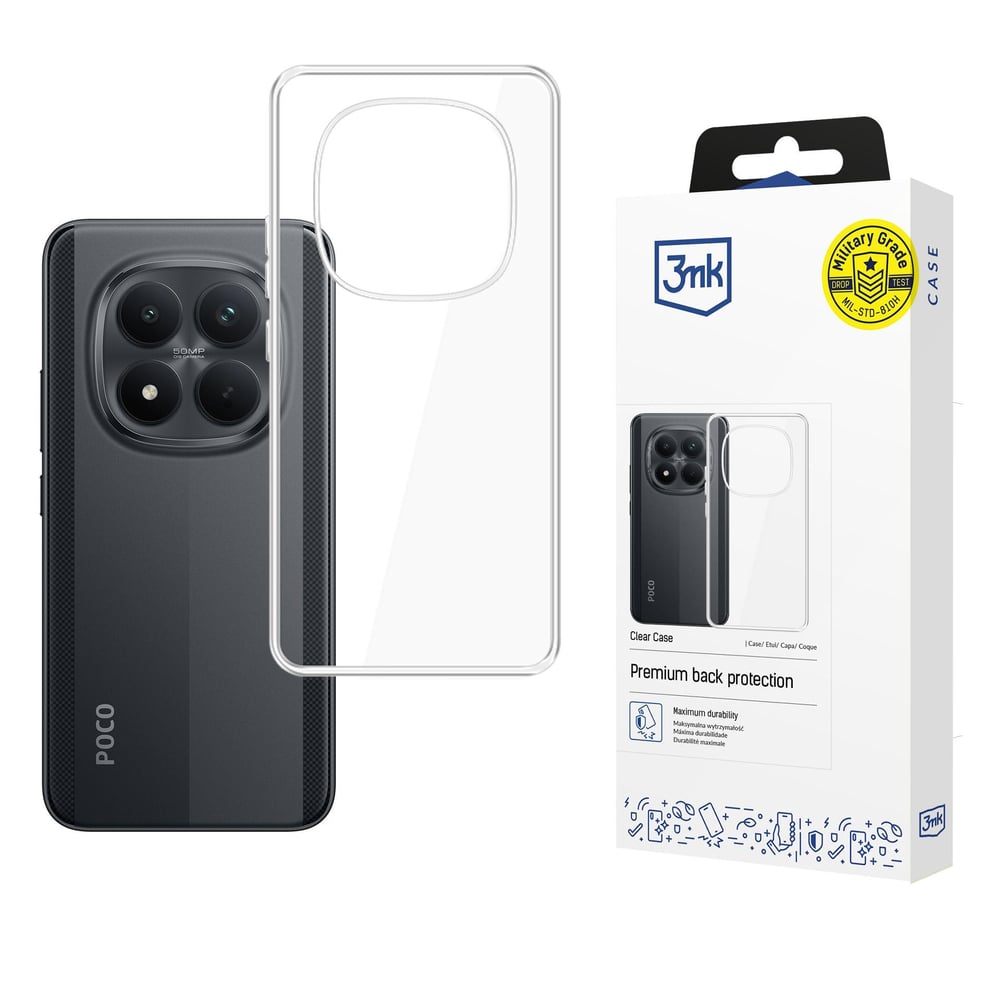 3MK Clear Back Cover Πλαστικό Διάφανο (Redmi Note 15 Pro+ / Poco M8 Pro)