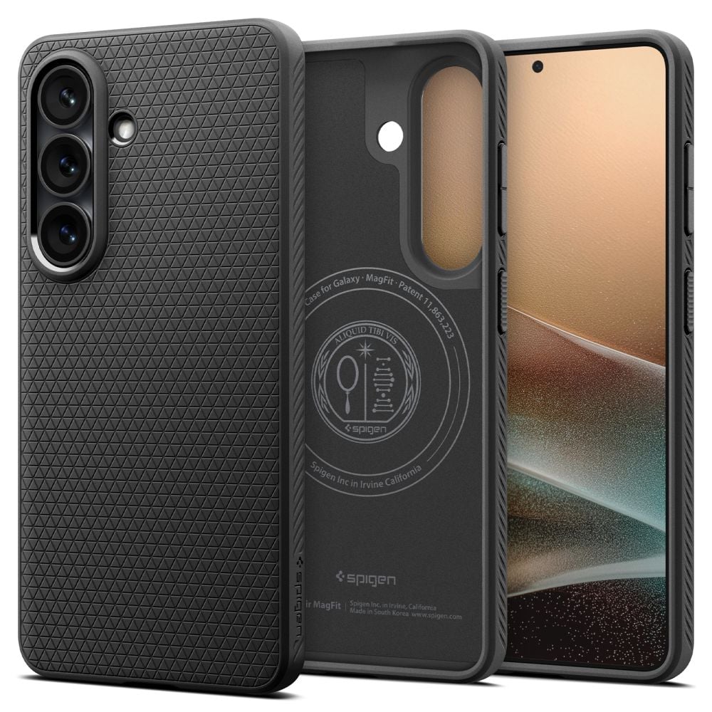 Spigen Liquid Air Mag Back Cover Σιλικόνης Μαύρο (Galaxy S26)