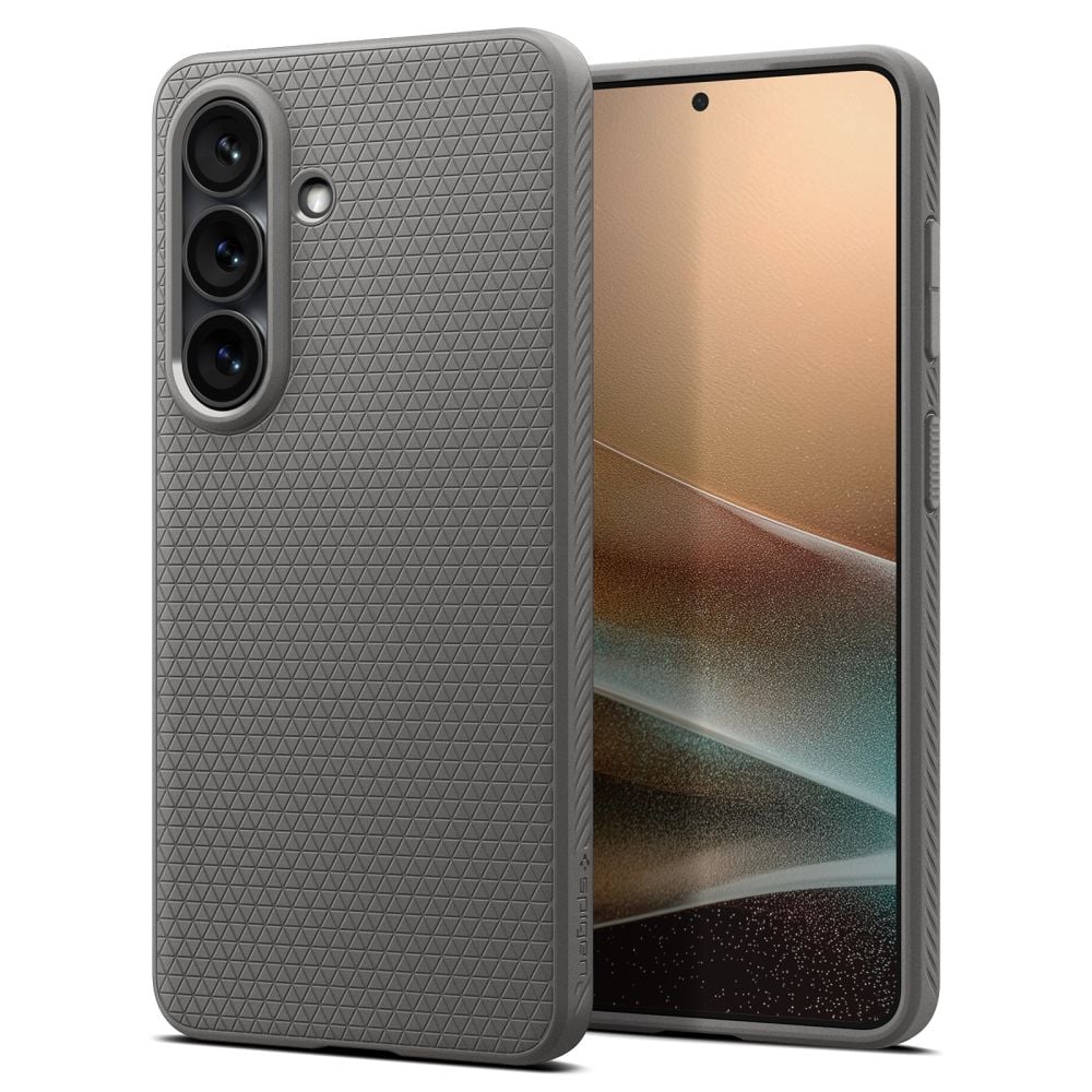 Spigen Liquid Air Back Cover Σιλικόνης Marble Grey (Galaxy S26+)