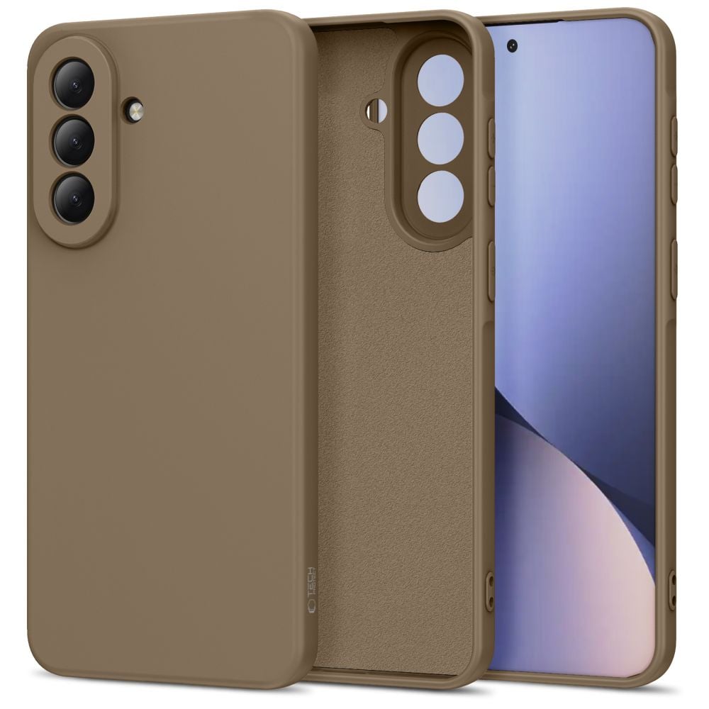 Tech-Protect Back Cover Σιλικόνης Καφέ (Samsung Galaxy A57 5G)