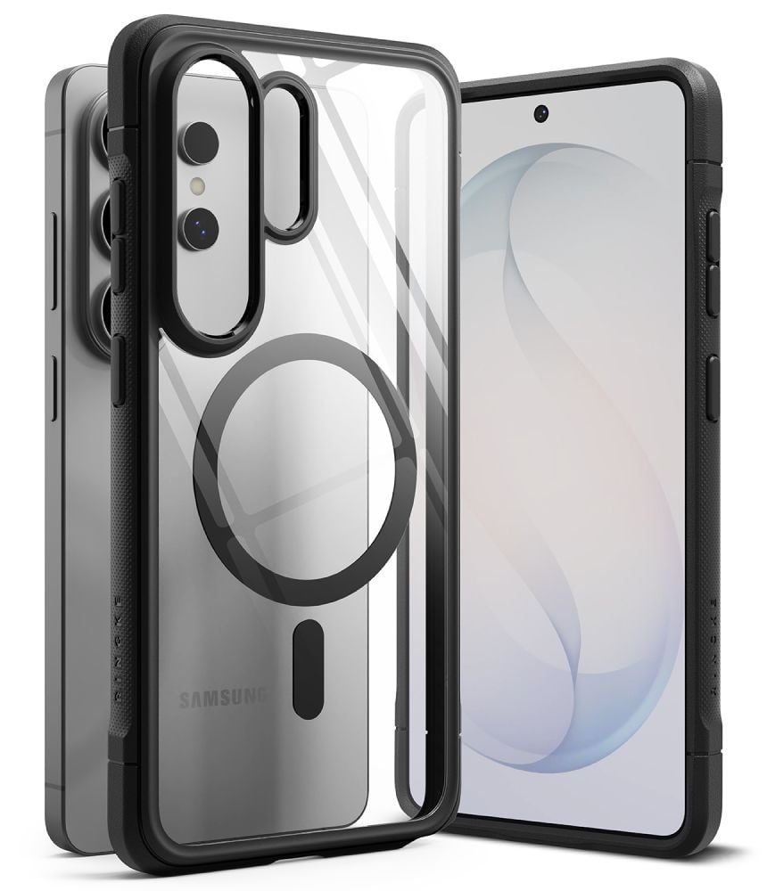 Ringke Fusion Bold Magnetic Back Cover Σιλικόνης / Πλαστικό Μαύρο (Galaxy S26 Ultra)
