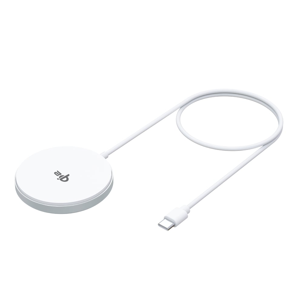 Forever Ασύρματος Φορτιστής (Qi Pad) 15W Ασημί (MAWC-300)