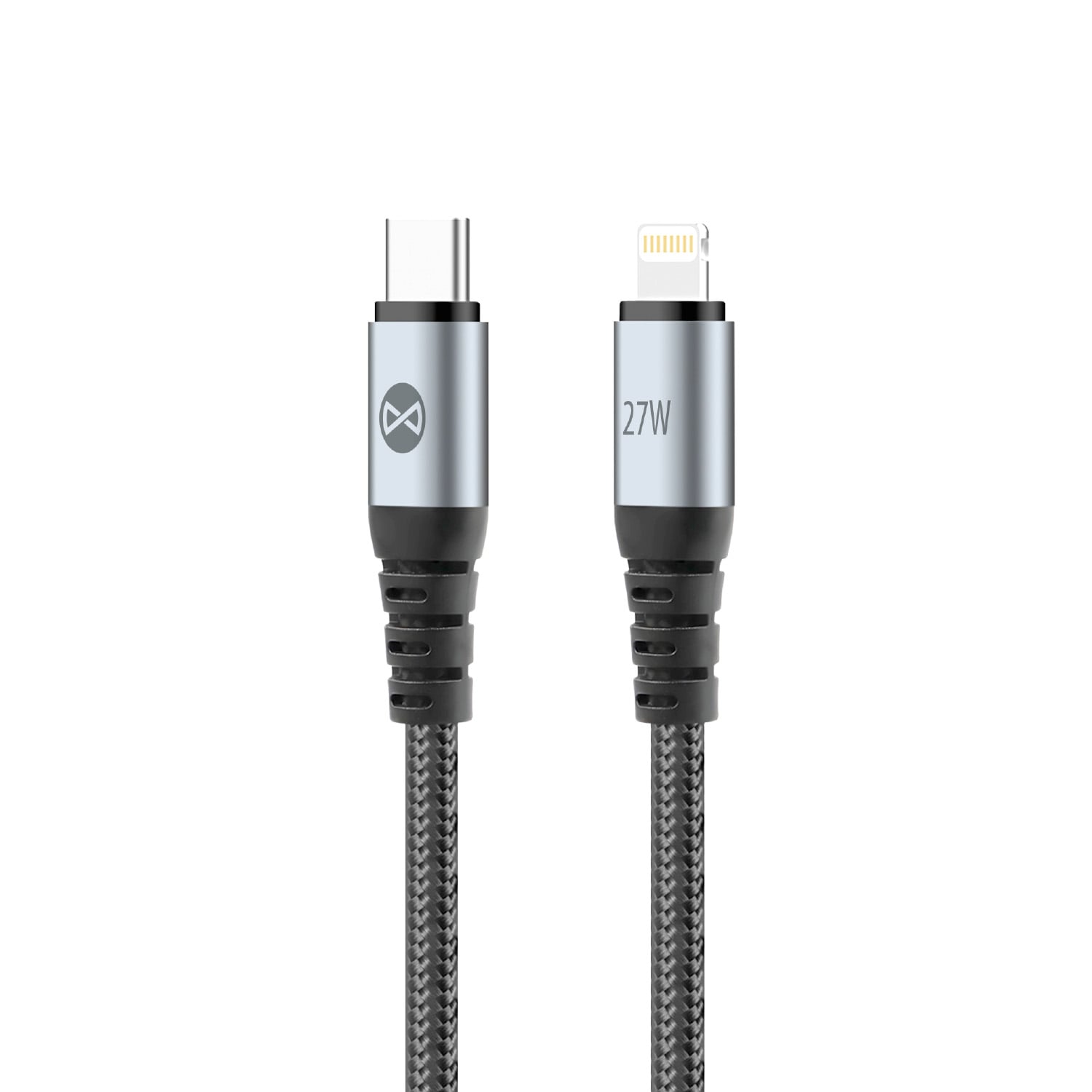 Forever USB-C to Lightning Cable 27W Μαύρο 1m