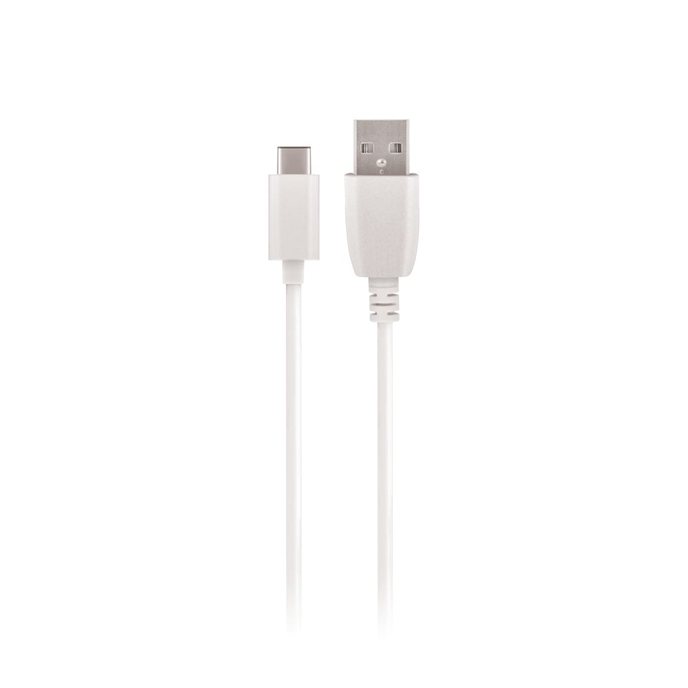 Maxlife USB 2.0 Cable USB-C male - USB-A Λευκό 1m MAXLIFETYPECWH