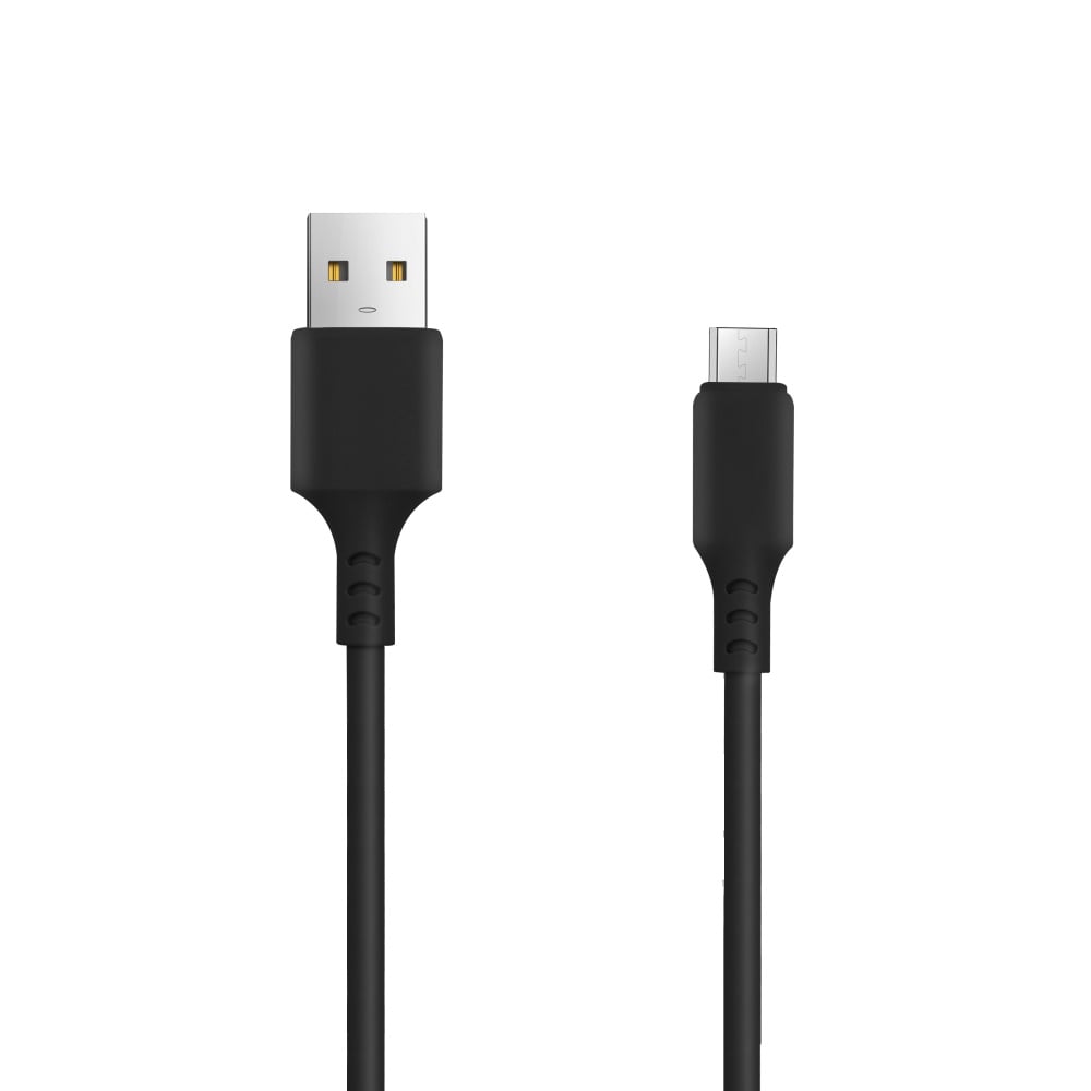 Setty Regular USB 2.0 to micro USB Cable Μαύρο 3m (GSM109585)