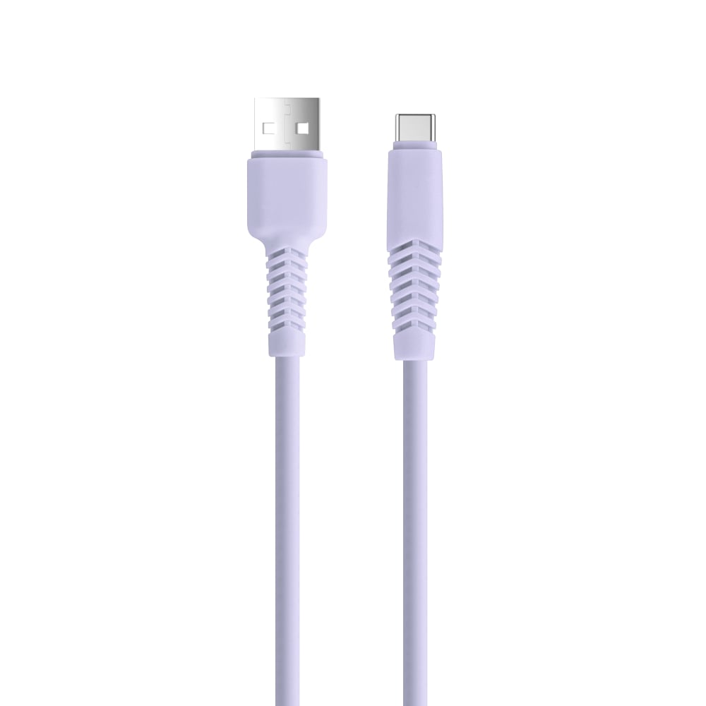 USB 2.0 Cable USB-C male - USB-A Μωβ 1.5m
