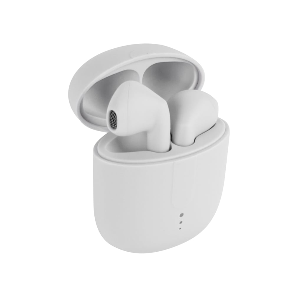 Setty STWS-1 In-ear Bluetooth Handsfree Ακουστικά με Θήκη Φόρτισης Λευκά