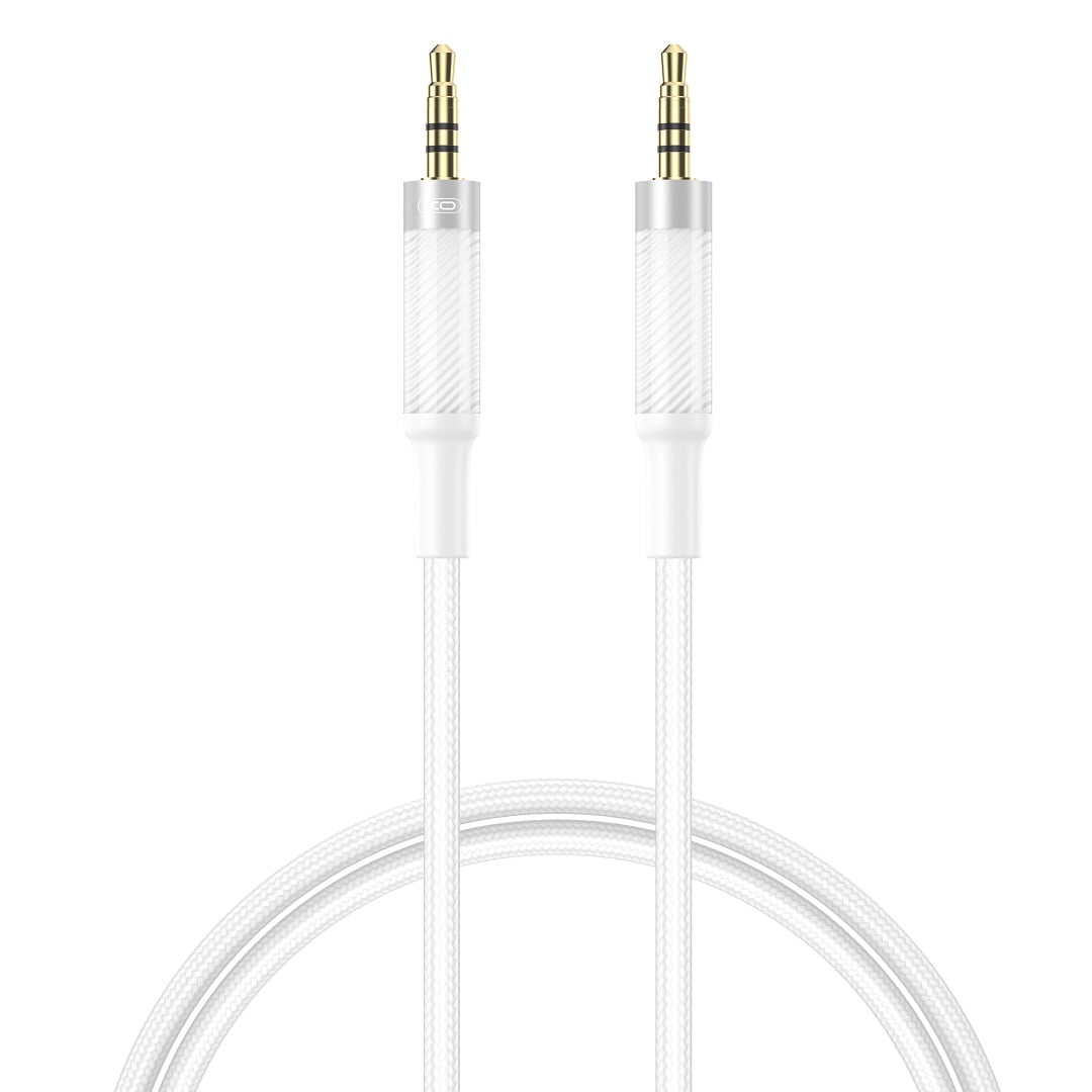 XO Καλώδιο 3.5mm male - 3.5mm male Λευκό 1m