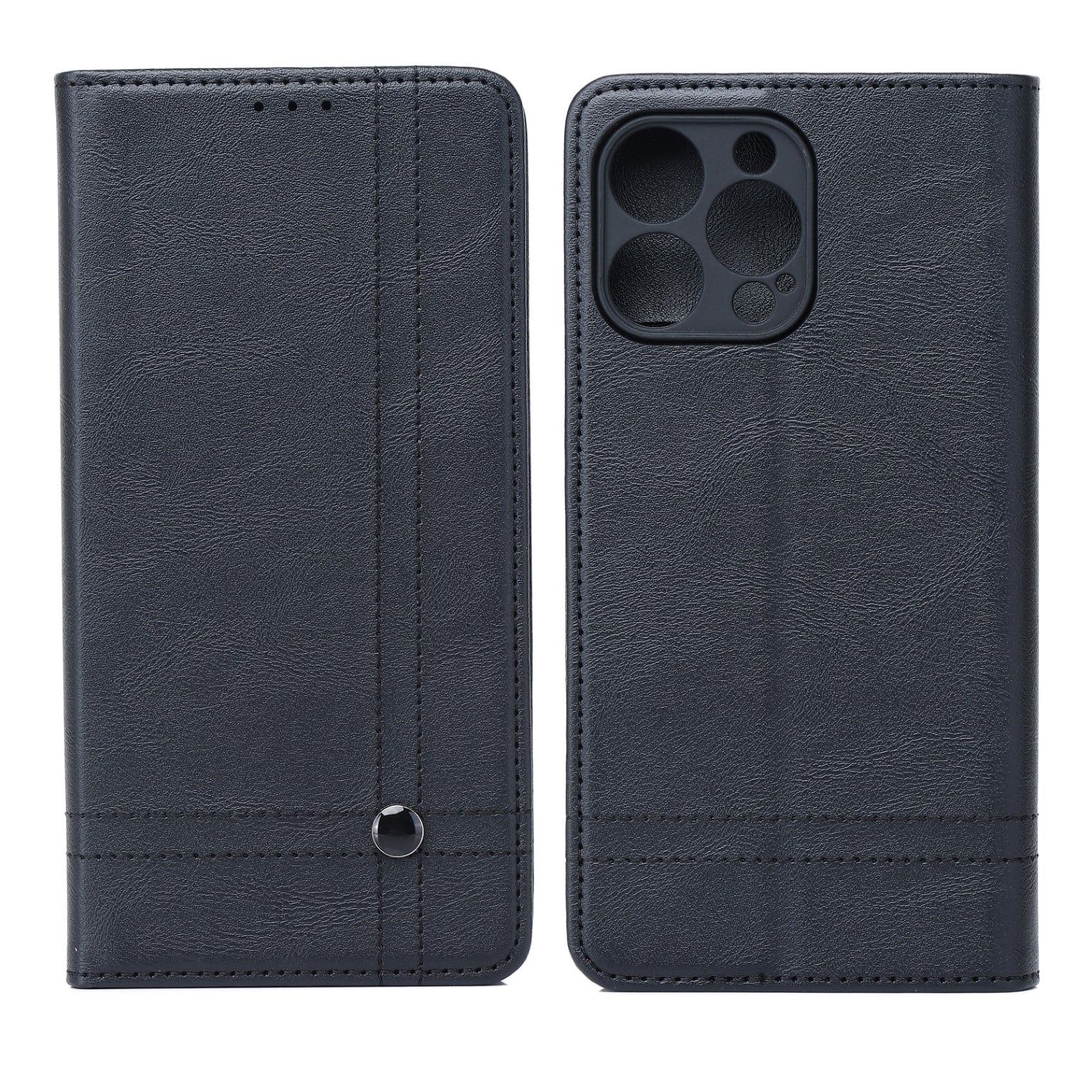 TelForceOne Smart Seam Back Cover Σιλικόνης / Δερματίνης Μαύρο (Redmi Note 14 Pro 4G)
