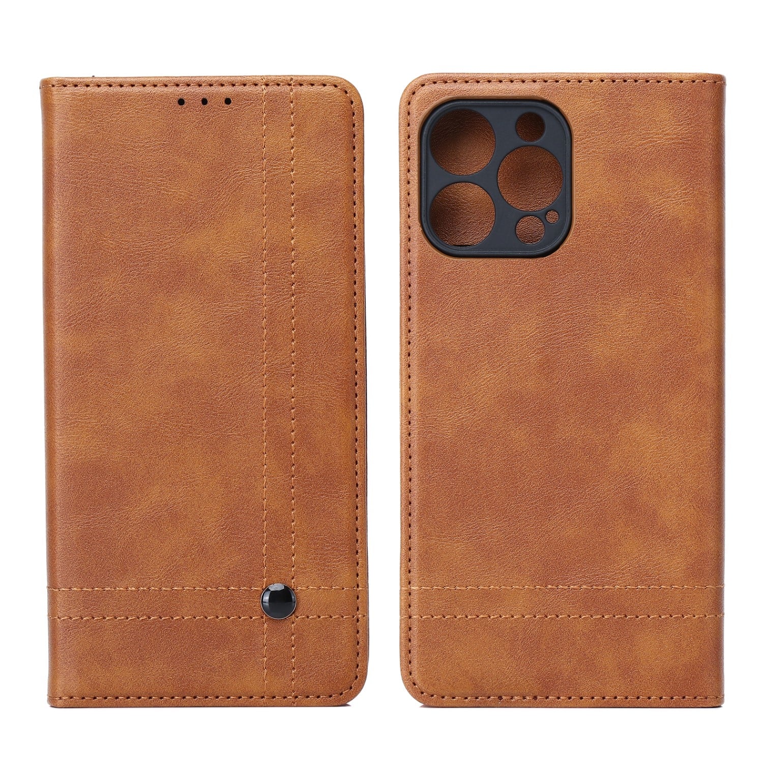 TelForceOne Smart Seam Back Cover Σιλικόνης / Δερματίνης Καφέ (Galaxy S25)