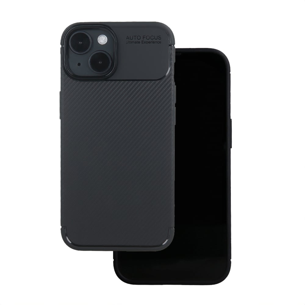 Carbon Back Cover Σιλικόνης Μαύρο (Google Pixel 9a)