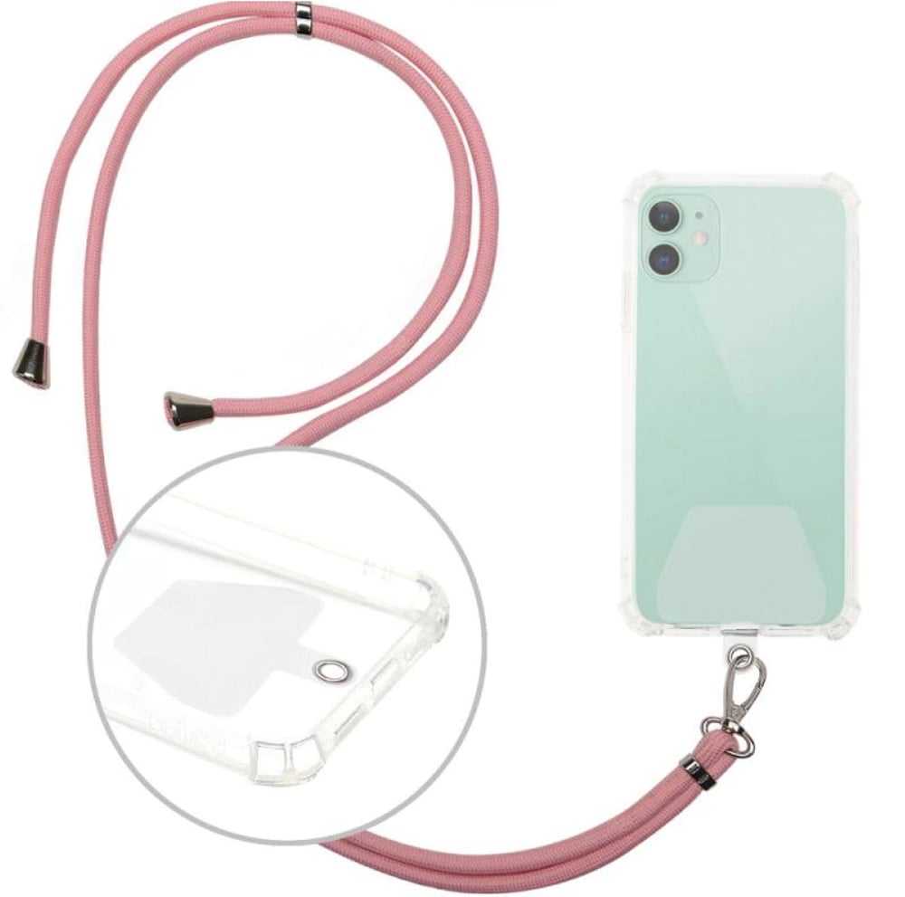 TelForceOne Universal Lanyard Λουράκι Λαιμού για Κινητά Ροζ