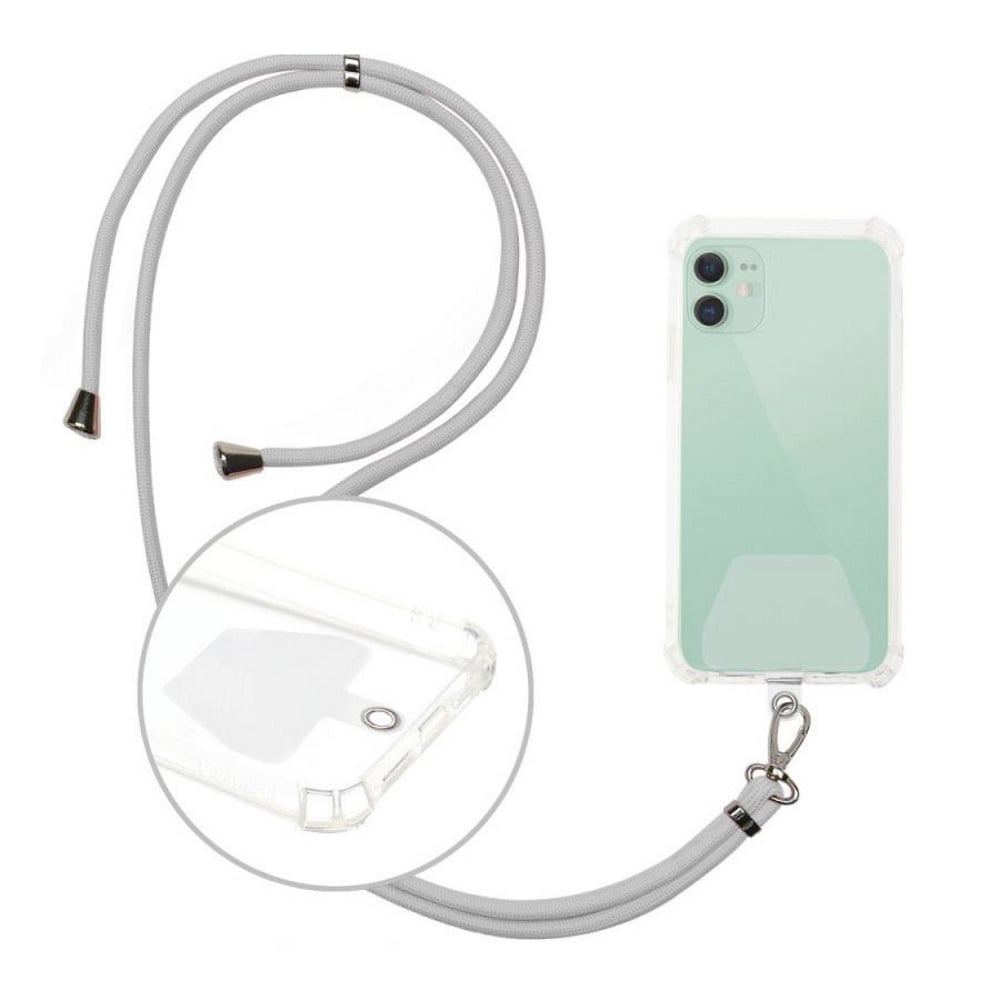 TelForceOne Universal Lanyard Λουράκι Λαιμού για Κινητά Γκρι