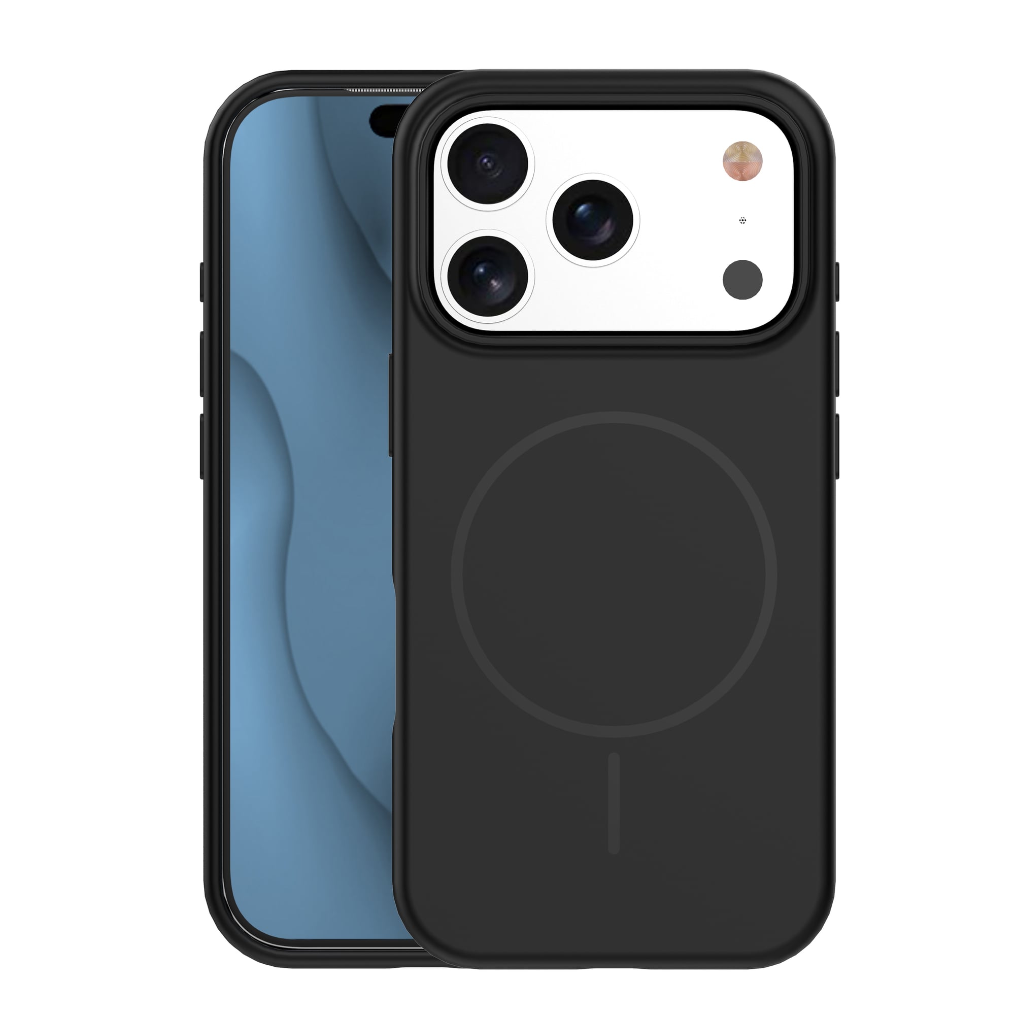 TelForceOne Silicone Thin Mag Back Cover Σιλικόνης Μαύρο (iPhone 17 Pro Max)