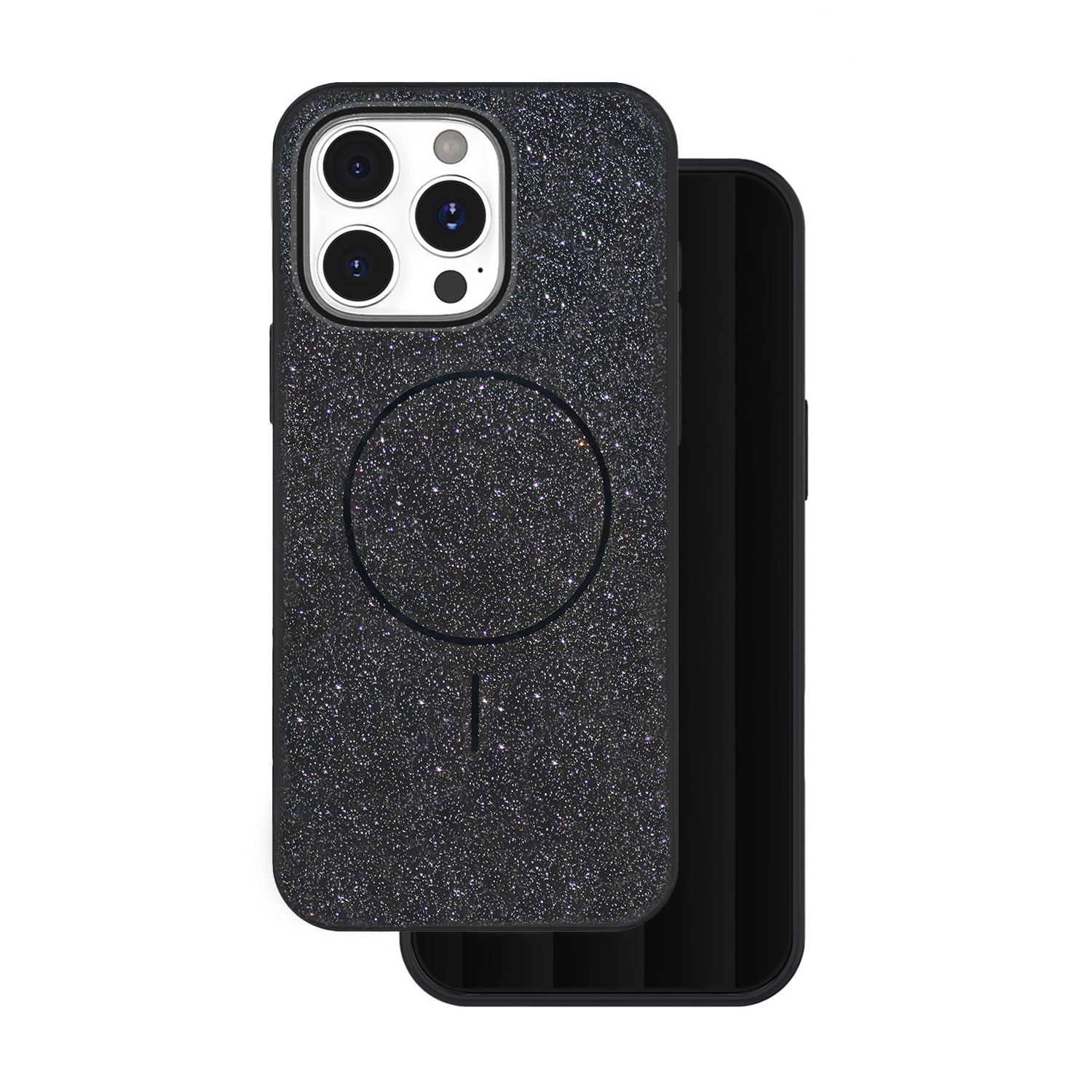 TelForceOne Glitter Thin Mag Back Cover Μαύρο (iPhone 17 Air)