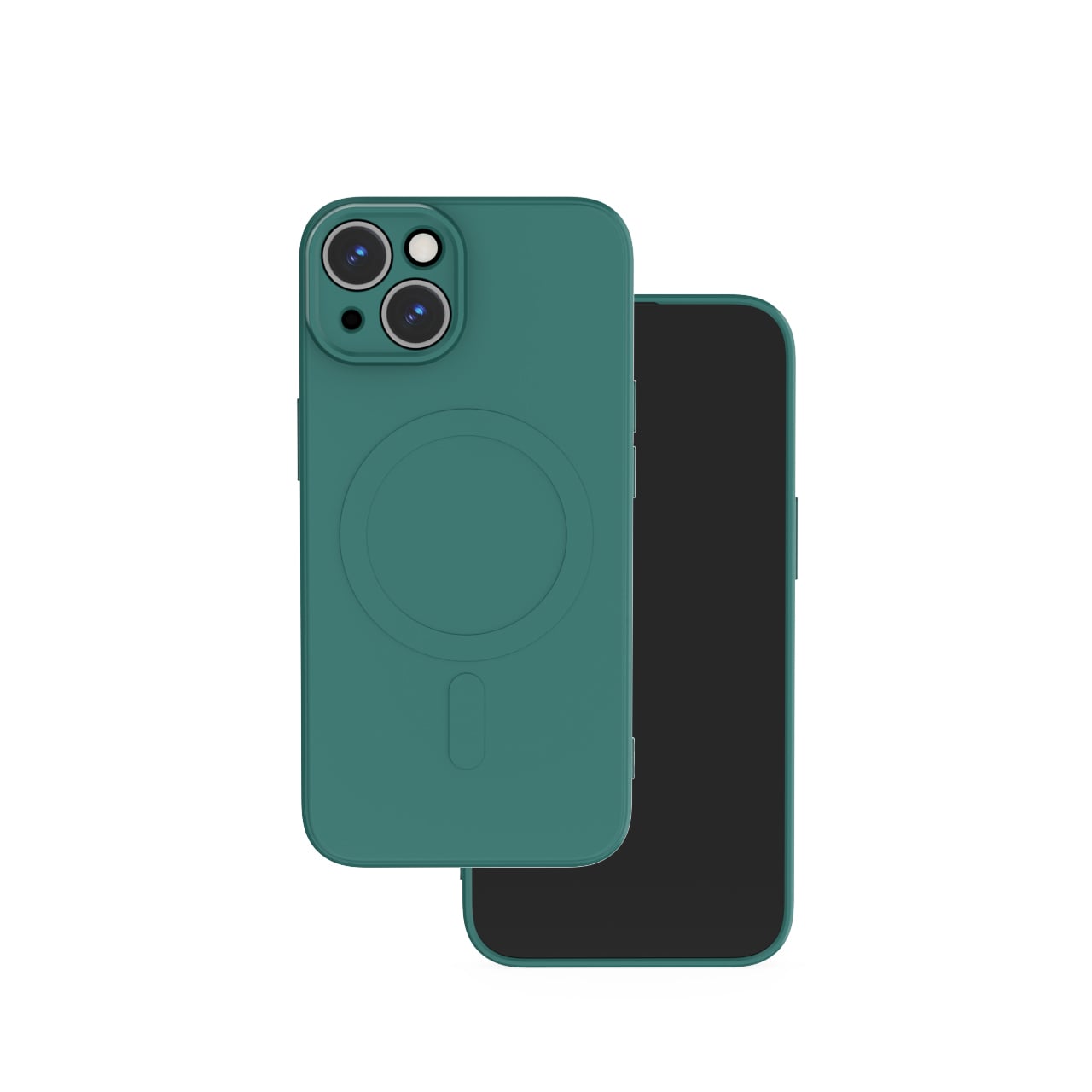 Simple Color Mag Case Iphone 16 Plus 6 7" Dark Green