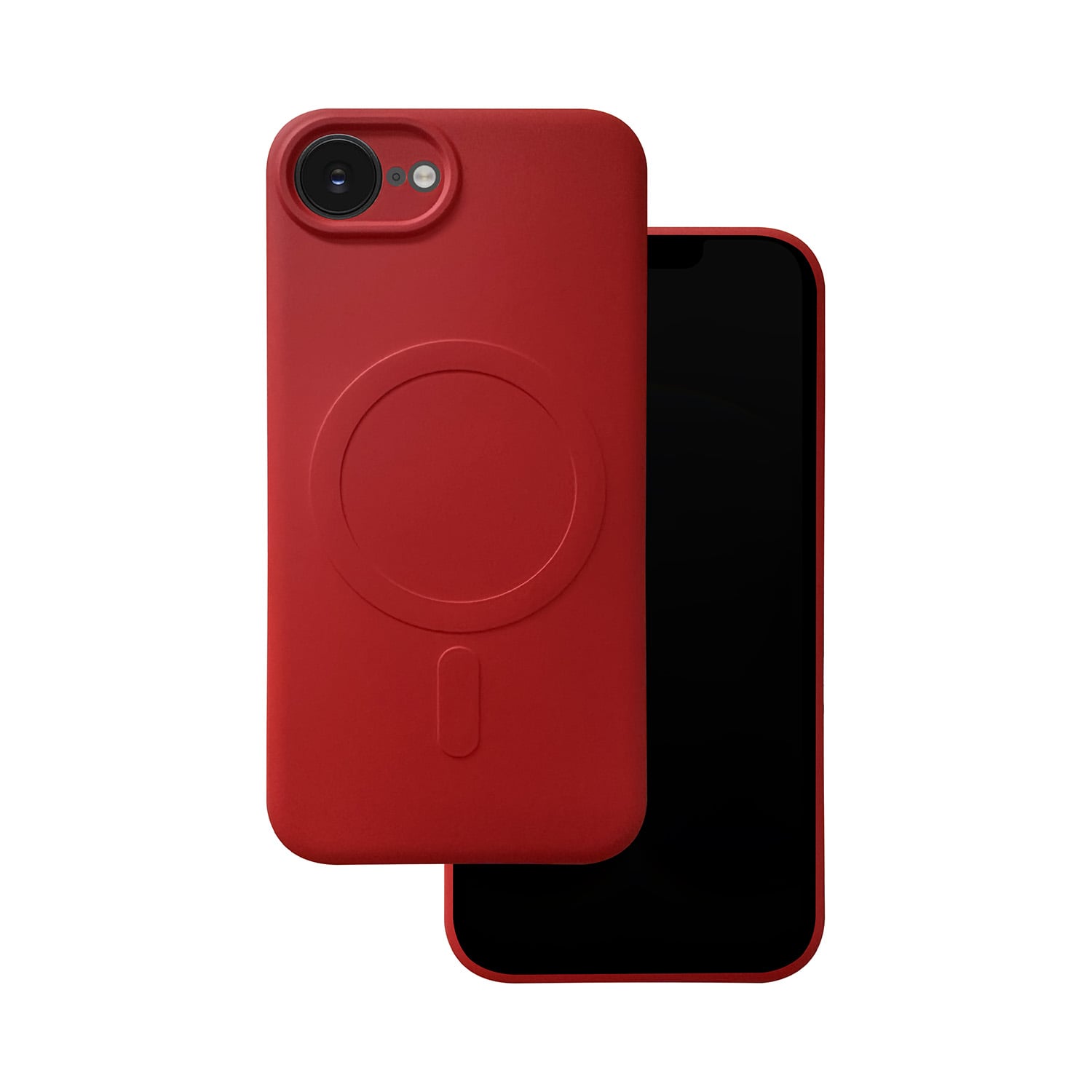 TelForceOne Simple Color Mag Back Cover Κόκκινο (iPhone 17e / 16e)