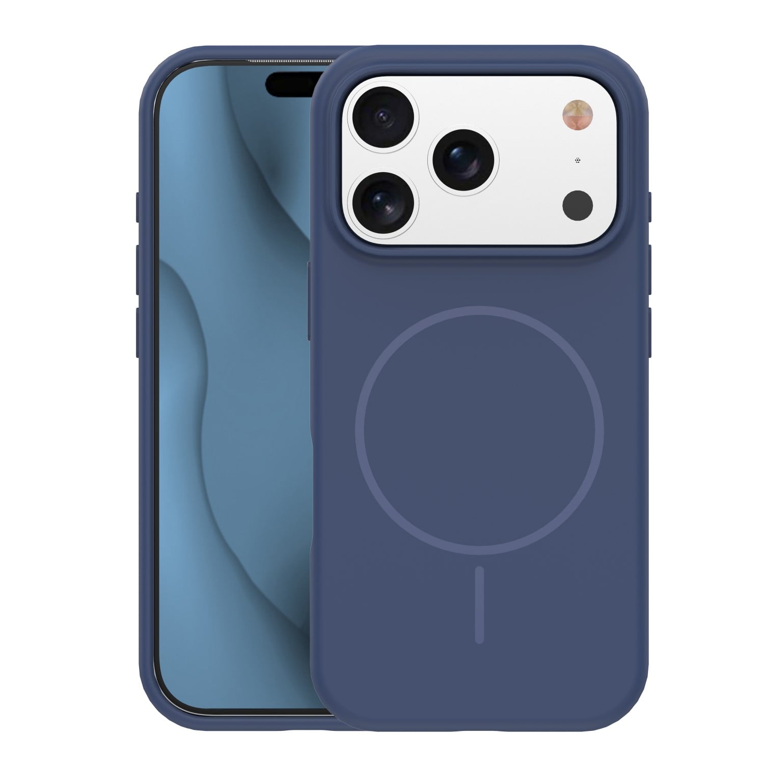 Thin Mag Cover Back Cover Σιλικόνης Μπλε (iPhone 17 Pro)