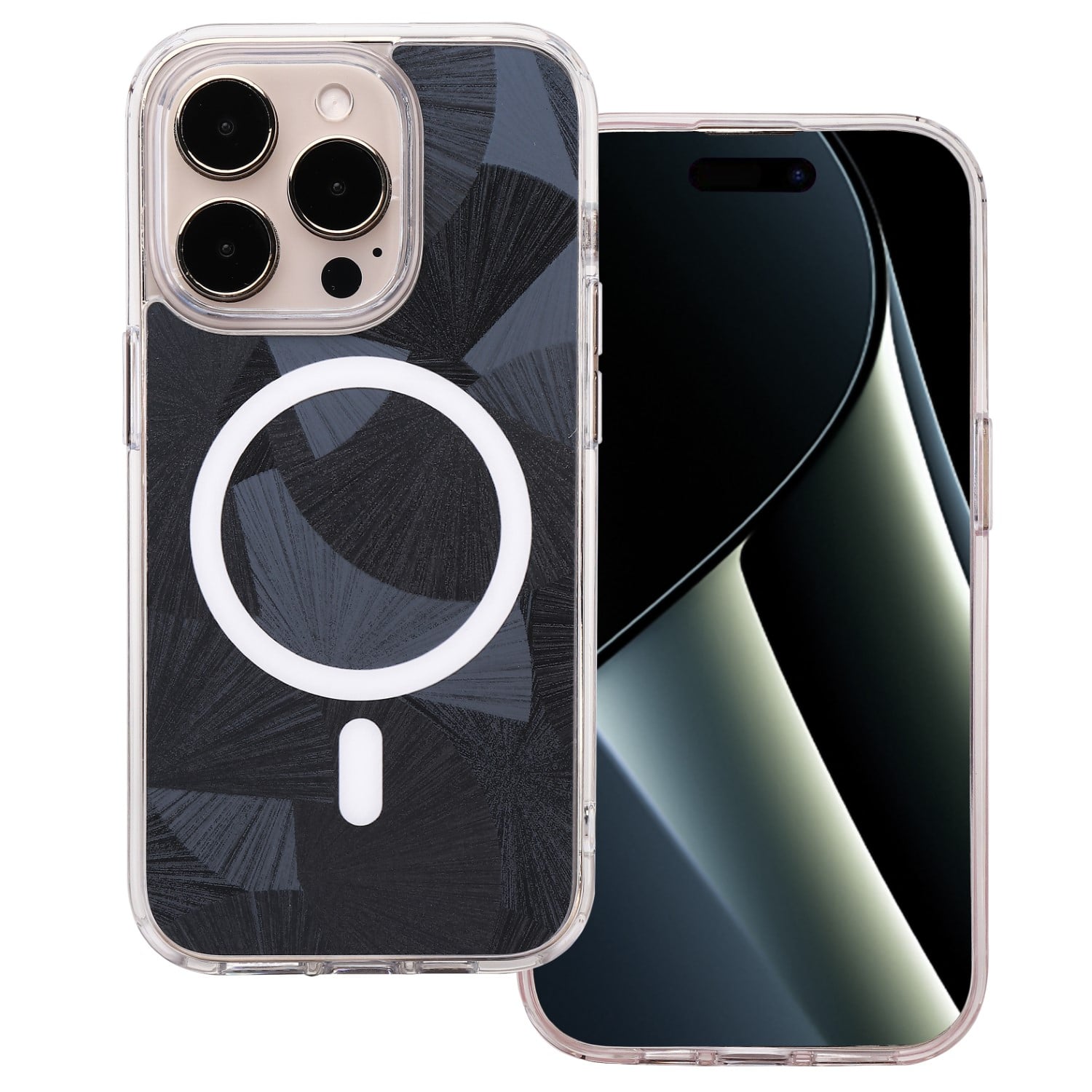 Flash Mag Back Cover Σιλικόνης 1.5mm Μαύρο (iPhone 15 Pro)