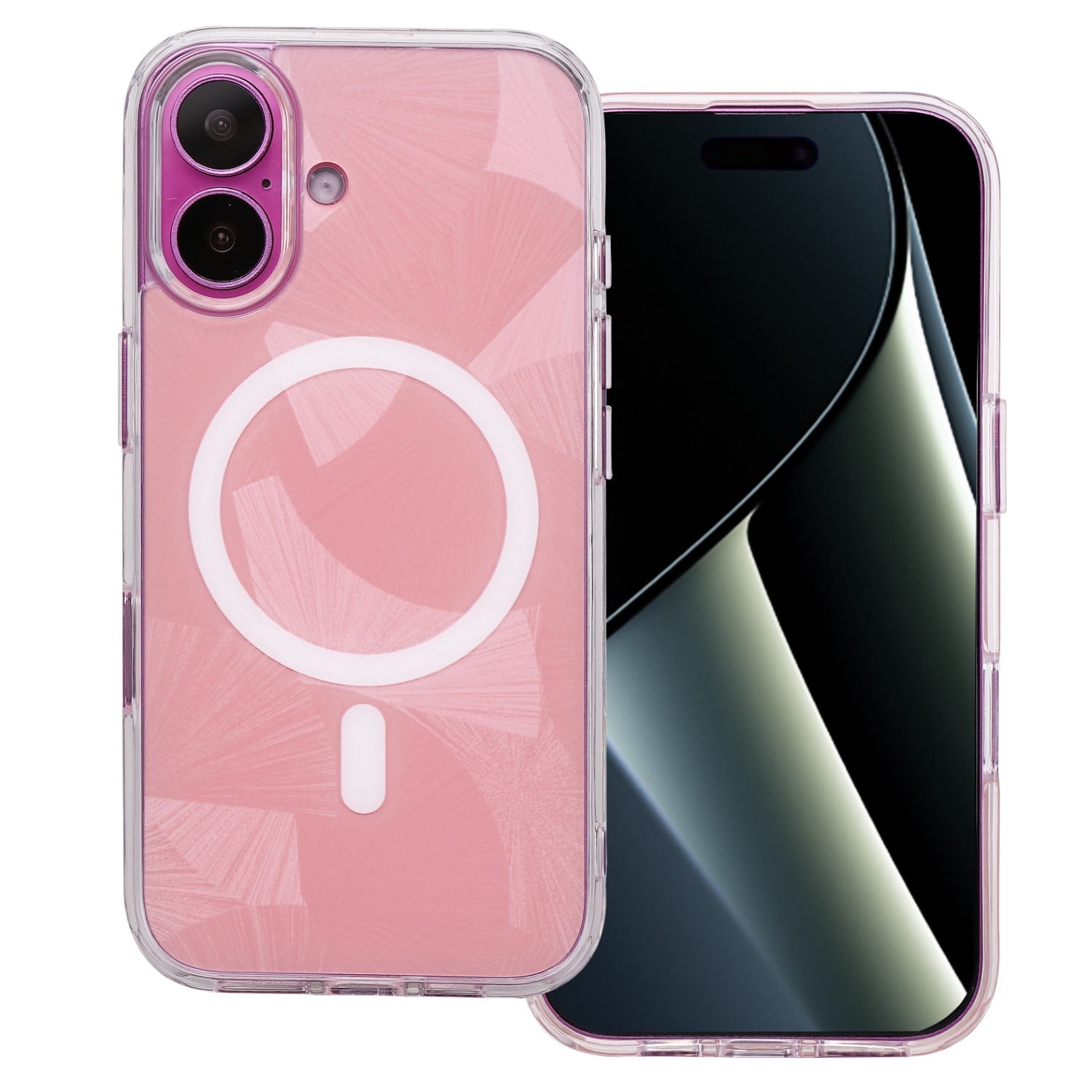 Flash Mag Back Cover Σιλικόνης 1.5mm Ροζ (iPhone 16)