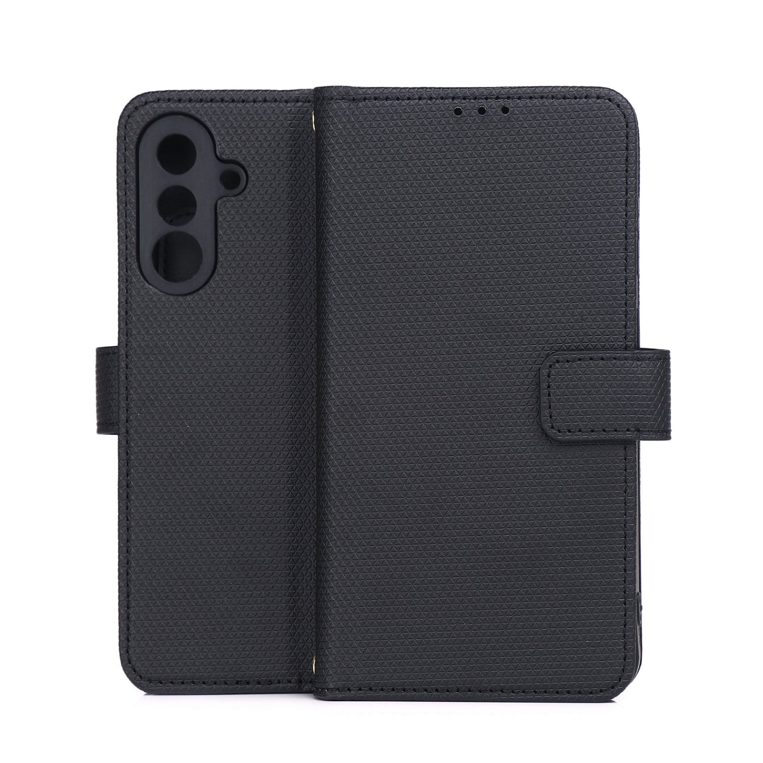 Smart Triangle Wallet Σιλικόνης Μαύρο (Galaxy A36)