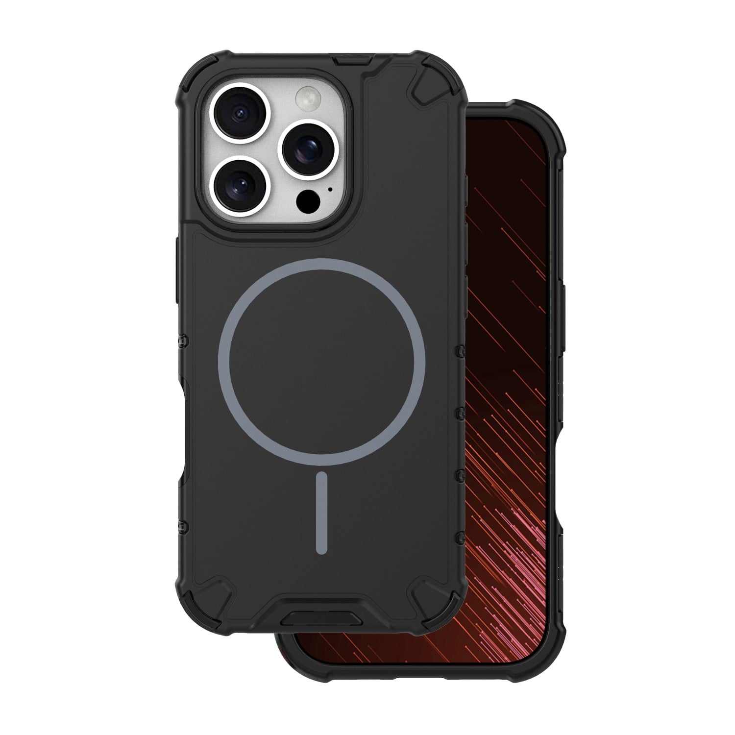 Defender 2in1 Mag Case Iphone 16 Pro 6 3" Black