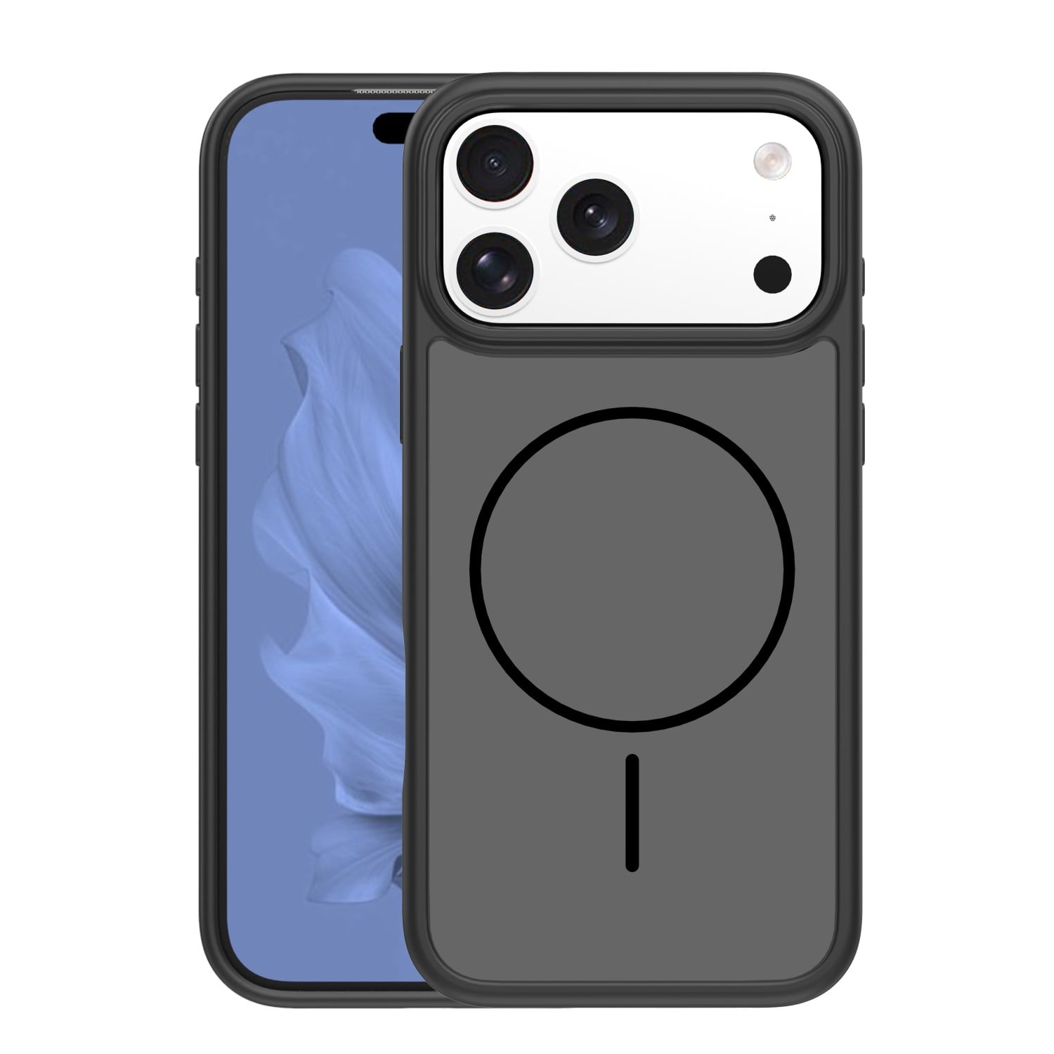 Frame Thin Mag Back Cover Πλαστικό / Σιλικόνης Μαύρο (iPhone 17 Pro Max)